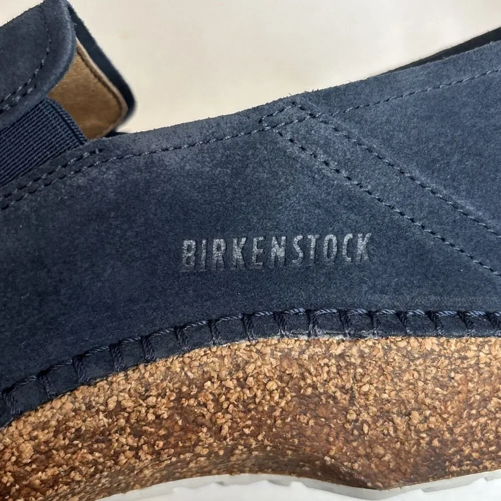 Birkenstock Callan Suede Leather Slip-On Navy Blue Loafers Men’s Size 11 NEW